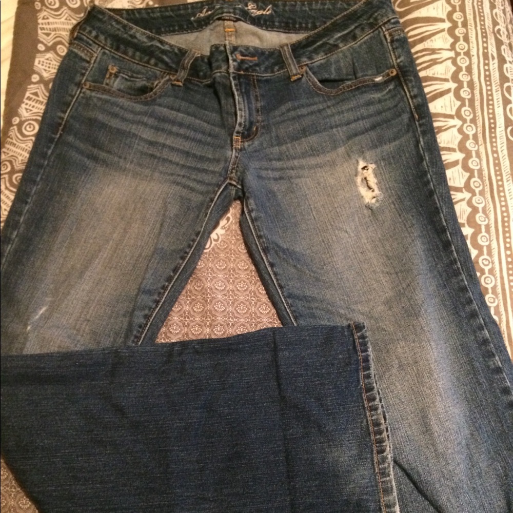 American eagle bootcut jeans size 10 regular